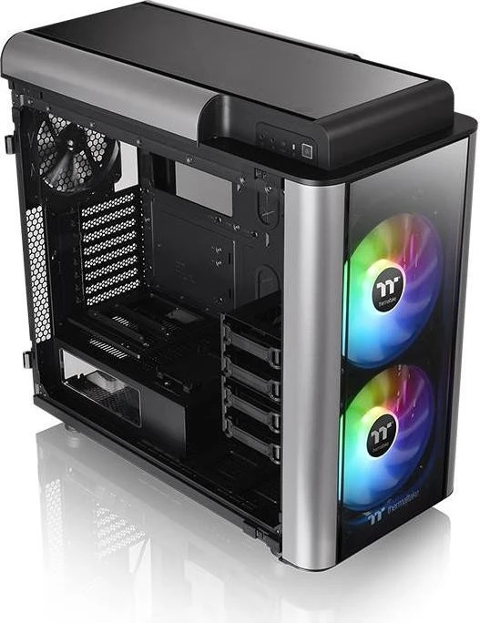 Thermaltake Level 20 GT ARGB, schwarz/silber, Glasfenster