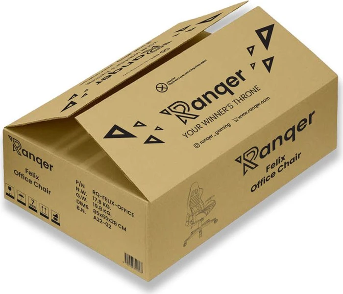 Ranqer Felix Gamingstuhl, schwarz