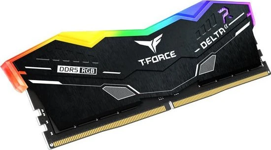 TeamGroup T-Force DELTAα RGB schwarz UDIMM 32GB Kit, DDR5-6000, CL30-36-36-76, X8