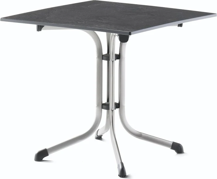 Sieger Boulevard vivodur Klapptisch 80x80cm graphit/schieferdekor anthrazit