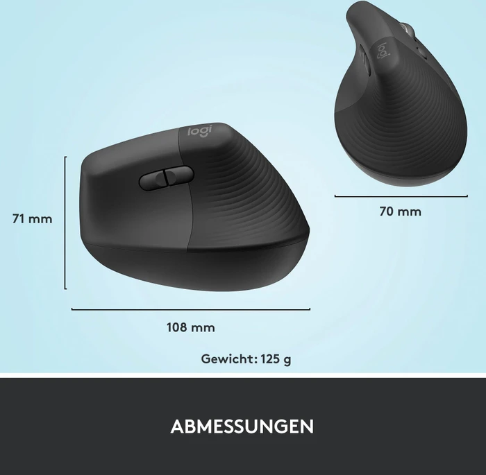 Logitech Lift for Business, Graphite, Logi Bolt, USB/Bluetooth
