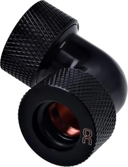 Alphacool Eiszapfen 90° 13mm L-Verbinder für Rohre G1/4", schwarz