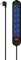 Hama Steckdosenleiste mit Schalter, 6-fach, Wandmontage, 1.5m, schwarz/blau Vorschaubild