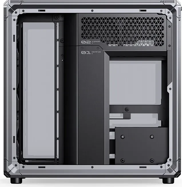 Jonsbo X400 Gray, Glasfenster