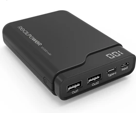 Ultron Powerbank RealPower PB-10000C schwarz