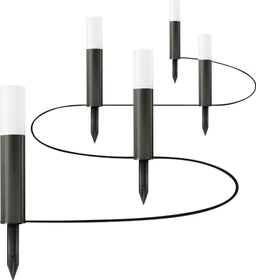 Osram Endura Garden Pole Mini Gartenspot 5-flammig schwarz