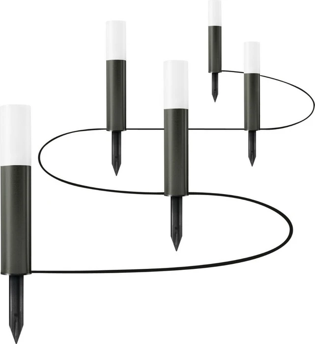 Osram Endura Garden Pole Mini Gartenspot 5-flammig schwarz