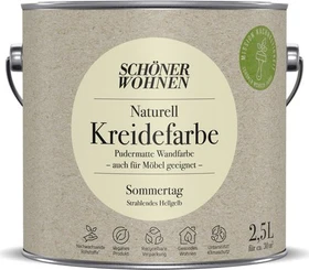 Schöner Wohnen Naturell Kreidefarbe innen sommertag strahlendes hellgelb, 2.5l