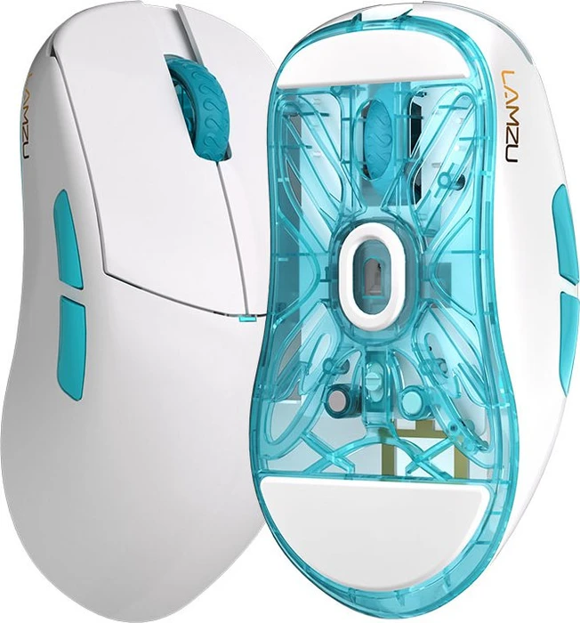 Lamzu Atlantis MINI PRO Wireless Gaming Mouse Polar White, USB