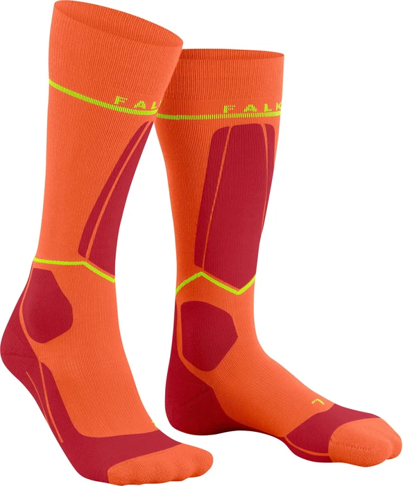 Falke SK2 Energizing Wool Skisocken flash orange (Herren)