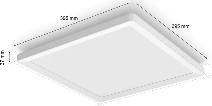 Philips Hue White Ambiance Tento LED-Panel eckig 39.5x39.5cm weiß