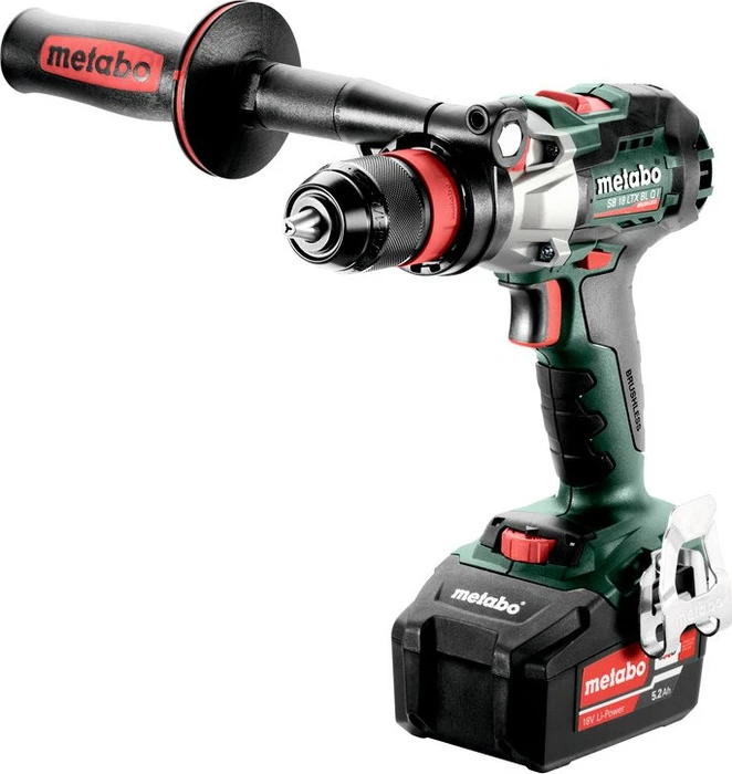 Metabo SB 18 LTX BL Q I Akku-Schlagbohrschrauber inkl. Koffer + 2 Akkus 5.2Ah