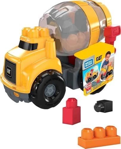 Mattel Mega Bloks Fisher-Price First Builders CAT Betonmischer