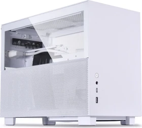Lian Li Q58, weiß, PCIe 3.0, Glasfenster, Mini-ITX
