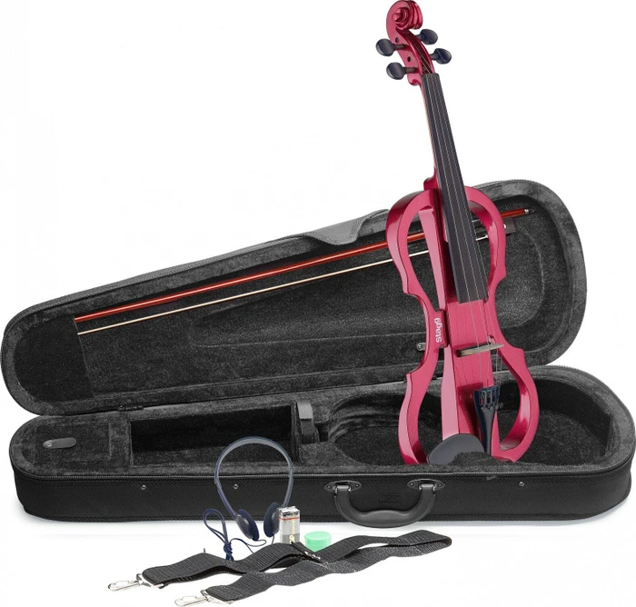 Stagg EVN X-4/4 MRD metallic-rot