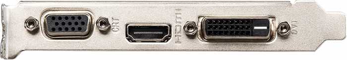 MSI GeForce GT 730, N730K-2GD3/LP, 2GB DDR3, VGA, DVI, HDMI