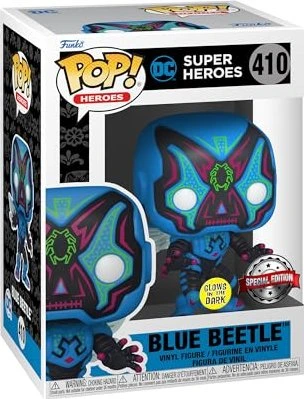 FunKo Pop! Heroes - DC Dia De Los - Blue Beetle glow in the dark