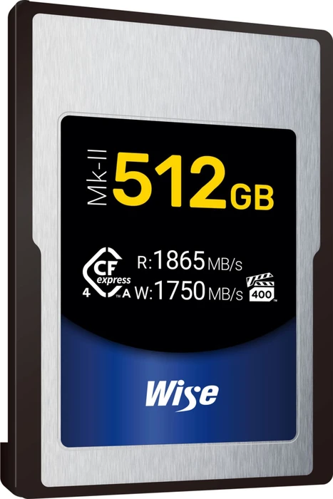 Wise Advanced CFX4-A Series Mk-II R1865/W1750 CFexpress 4.0 Type A 512GB