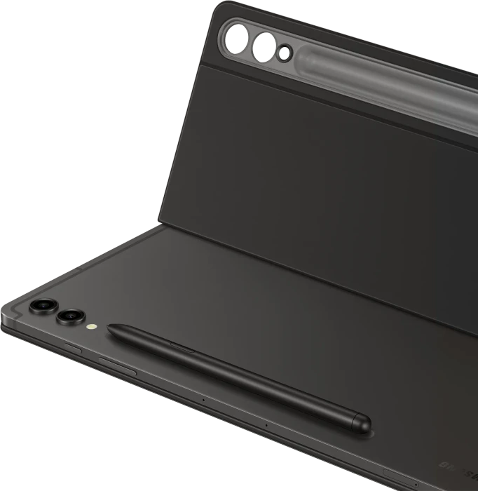 Samsung EF-DX810 Book Cover Keyboard Slim für Galaxy Tab S9+ / S9 FE+ / S10+, schwarz, DE