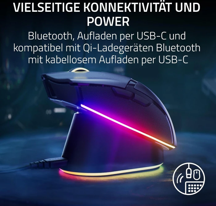 Razer Cobra Pro weiß, USB/Bluetooth