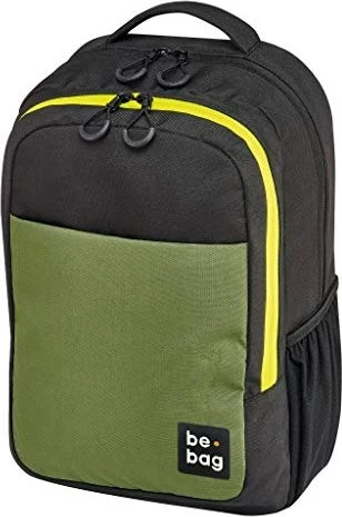 Herlitz be.bag be.clever schwarz/grün Schulrucksack