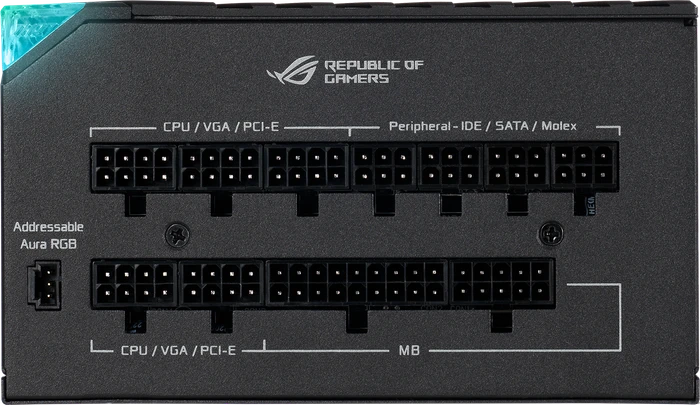 ASUS ROG Thor Platinum II, ROG-THOR-850P2-GAMING, 850W, ATX 2.4, mit 16-Pin PCIe 5.0 Kabel