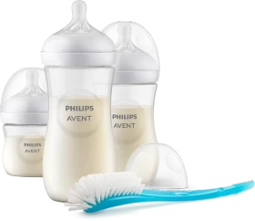 Philips Avent SCD837/12 Natural Response Neugeborenen Trinkflaschen-Set, 6-tlg.