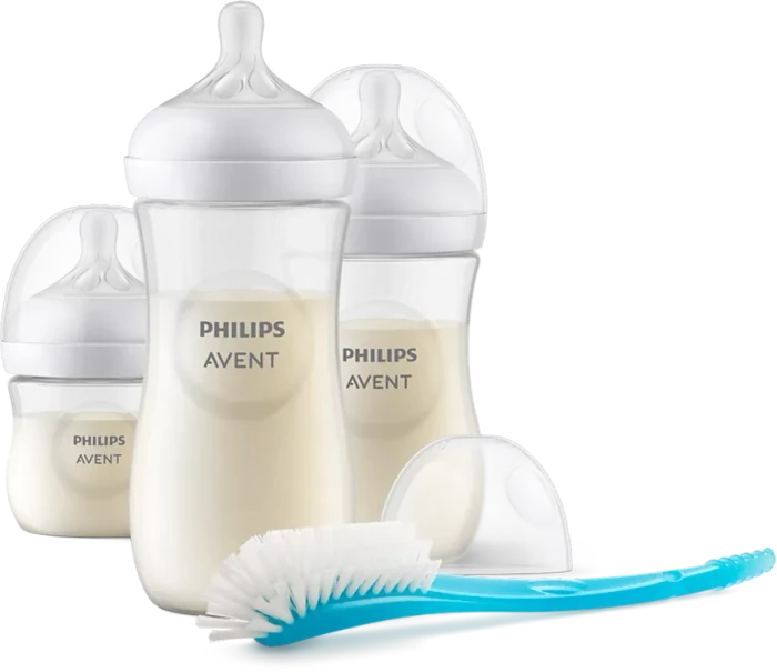 Philips Avent SCD837/12 Natural Response Neugeborenen Trinkflaschen-Set, 6-tlg.