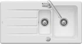 Villeroy & Boch Architectura 60 XR Einbau Becken reversibel mit Ablauffernbedienung snow white