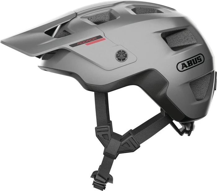 ABUS MoDrop Helm ti silver