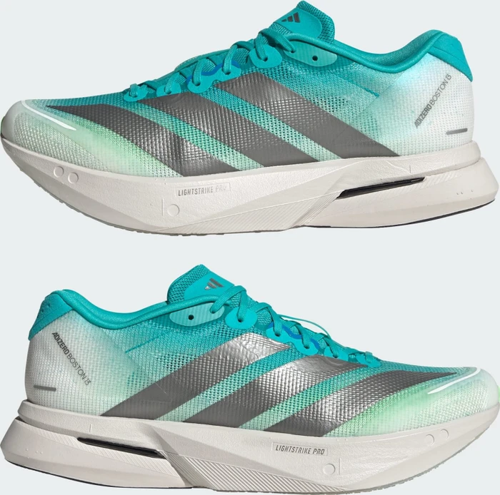 adidas Adizero Boston 13 hi-res aqua/iron metallic/grey one (Herren)
