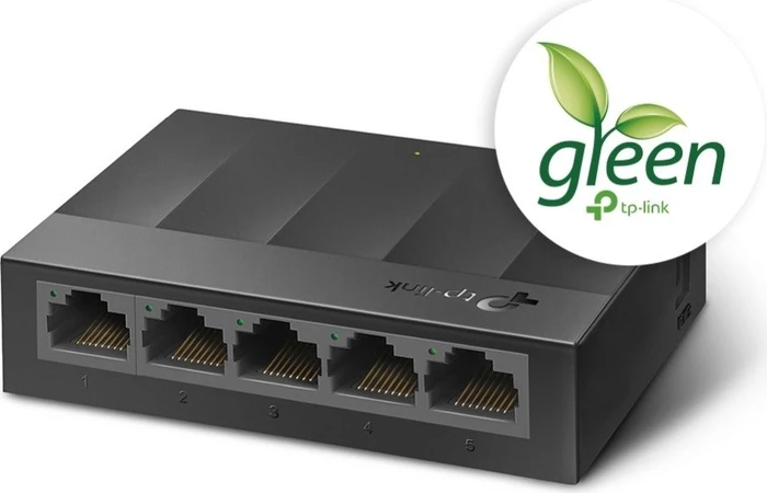 TP-Link LS1000 LiteWave Desktop Gigabit Switch, 5x RJ-45