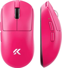 Mchose A7 V2 Pro 8K Lightweight Wireless Gaming Mouse, Rose Red, USB/Bluetooth