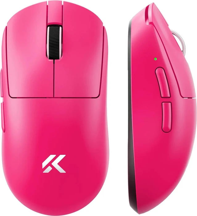 Mchose A7 V2 Pro 8K Lightweight Wireless Gaming Mouse, Rose Red, USB/Bluetooth