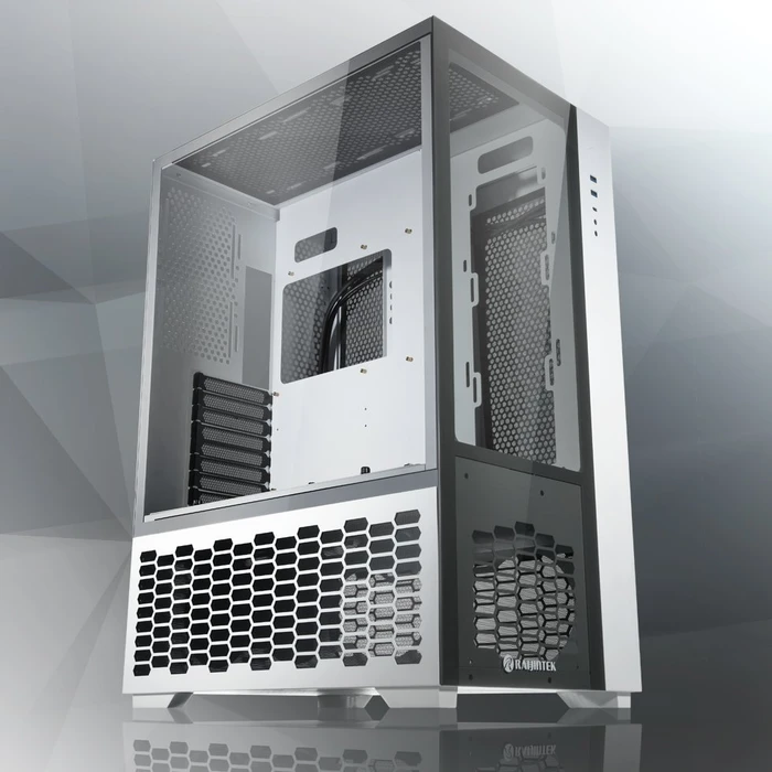 Raijintek Paean Premium, weiß, Glasfenster