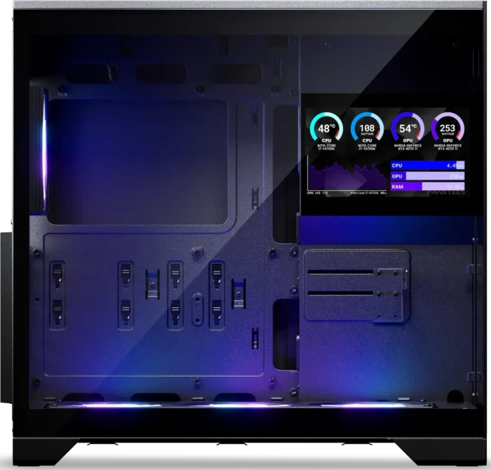 Phanteks XT V5-LCD Black, schwarz, Glasfenster