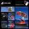 Attack Shark X1 Tri-mode Wireless Gaming Mouse mit Ladestation, rot, inkl. Grip Tape, USB/Bluetooth Vorschaubild