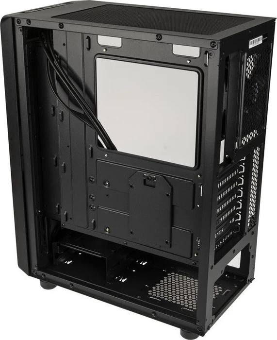 Zalman S4, schwarz, Acrylfenster