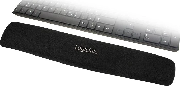LogiLink Tastatur Gel, schwarz