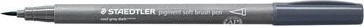 Staedtler pigment soft brush pen 372 kaltgrau dunkel