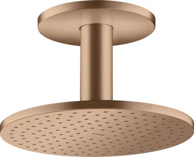 Hansgrohe Axor ShowerSolutions Kopfbrause 250 2jet mit Deckenanschluss brushed red gold