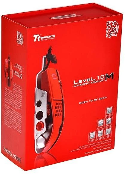 Tt esports Level 10 M Blazing Red, USB