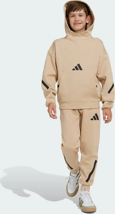adidas Tapered-Leg Z.N.E. Trainingshose lang magic beige/black (Junior)
