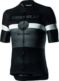 Castelli Milano Trikot kurzarm schwarz (Herren)