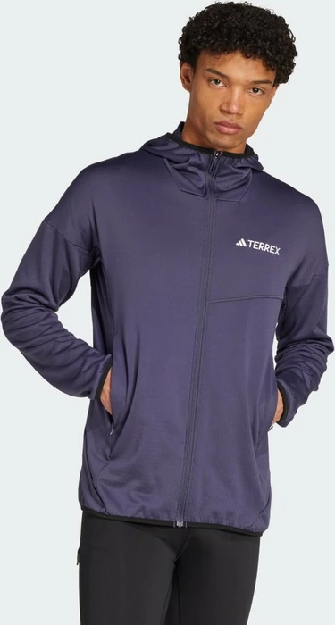 adidas Terrex Xperior Climawarm Light Fleece Hooded Jacke shadow navy (Herren)