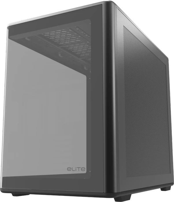 Cooler Master Elite 600 Black, schwarz, Glasfenster