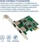 Syba Adapter LAN-Adapter, 2x RJ-45, PCIe 2.0 x1 Vorschaubild