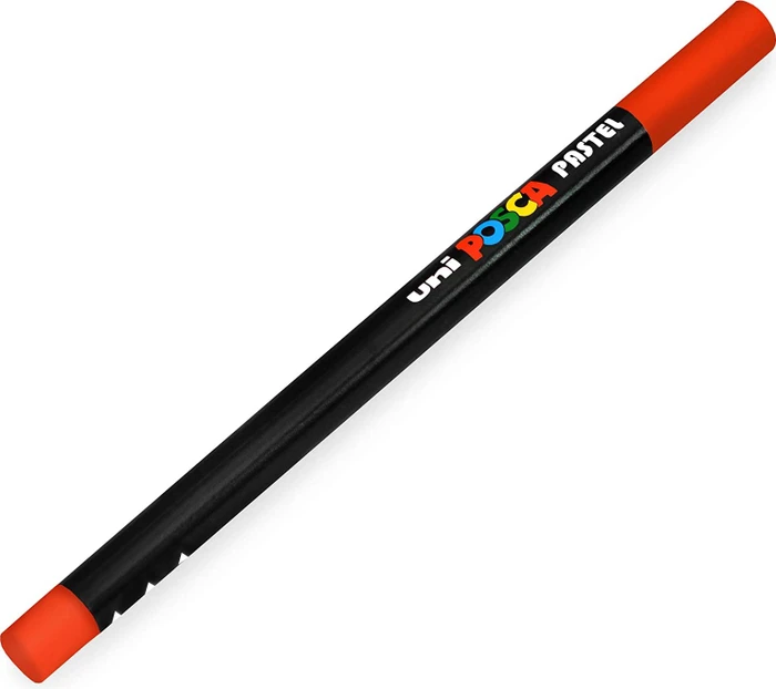 Uni-Ball POSCA Pastel KPA-100 Pastell Wachsmalstift dunkelrot