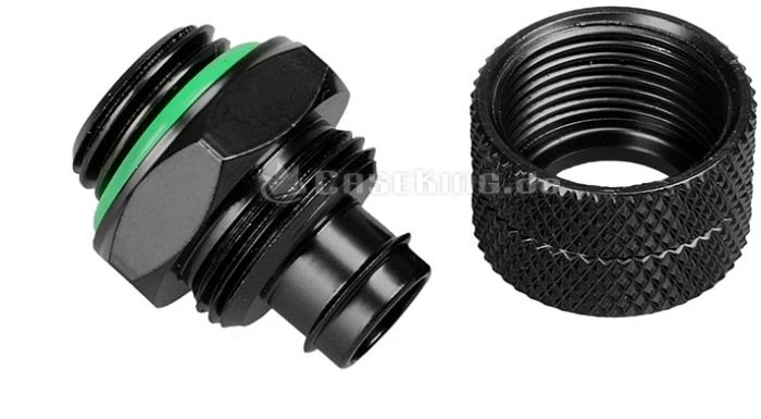 Bitspower Anschluss G1/4" auf 10/8mm II matt schwarz