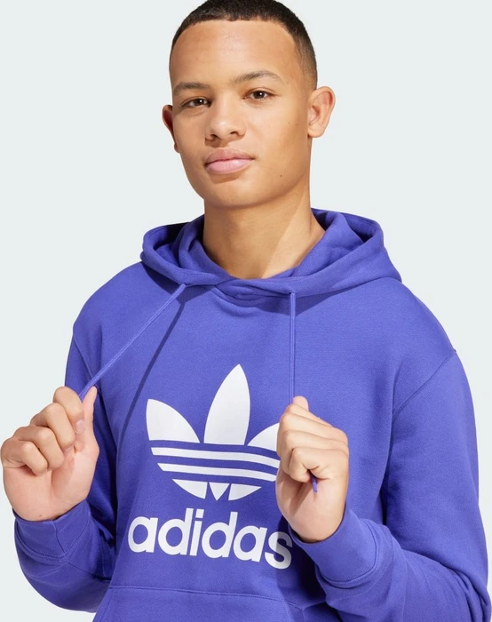 adidas Adicolor Classics Trefoil Hoodie energy ink (Herren)